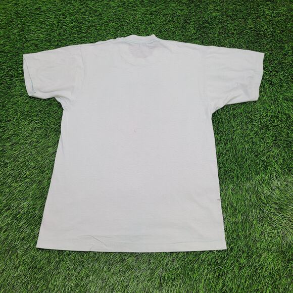 Vintage 80s University-of California Shirt Medium 19x27 Blue - Picture 2 of 16